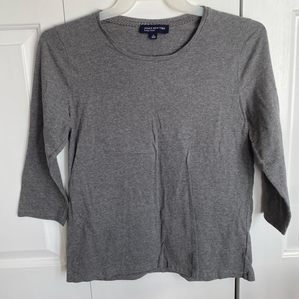 Plain gray shirt